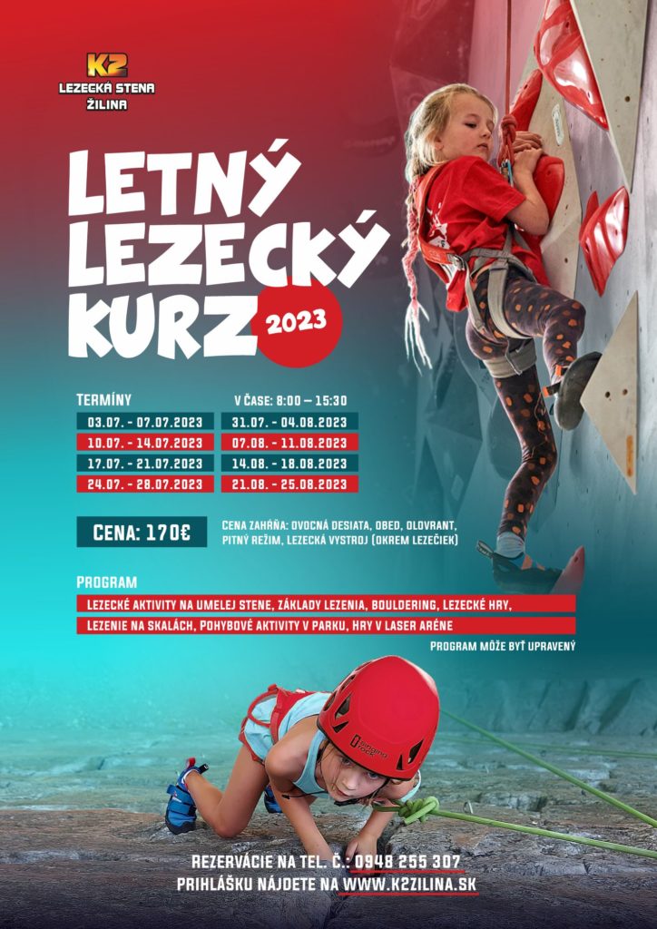 Letný lezecký kurz K2 Žilina 2023