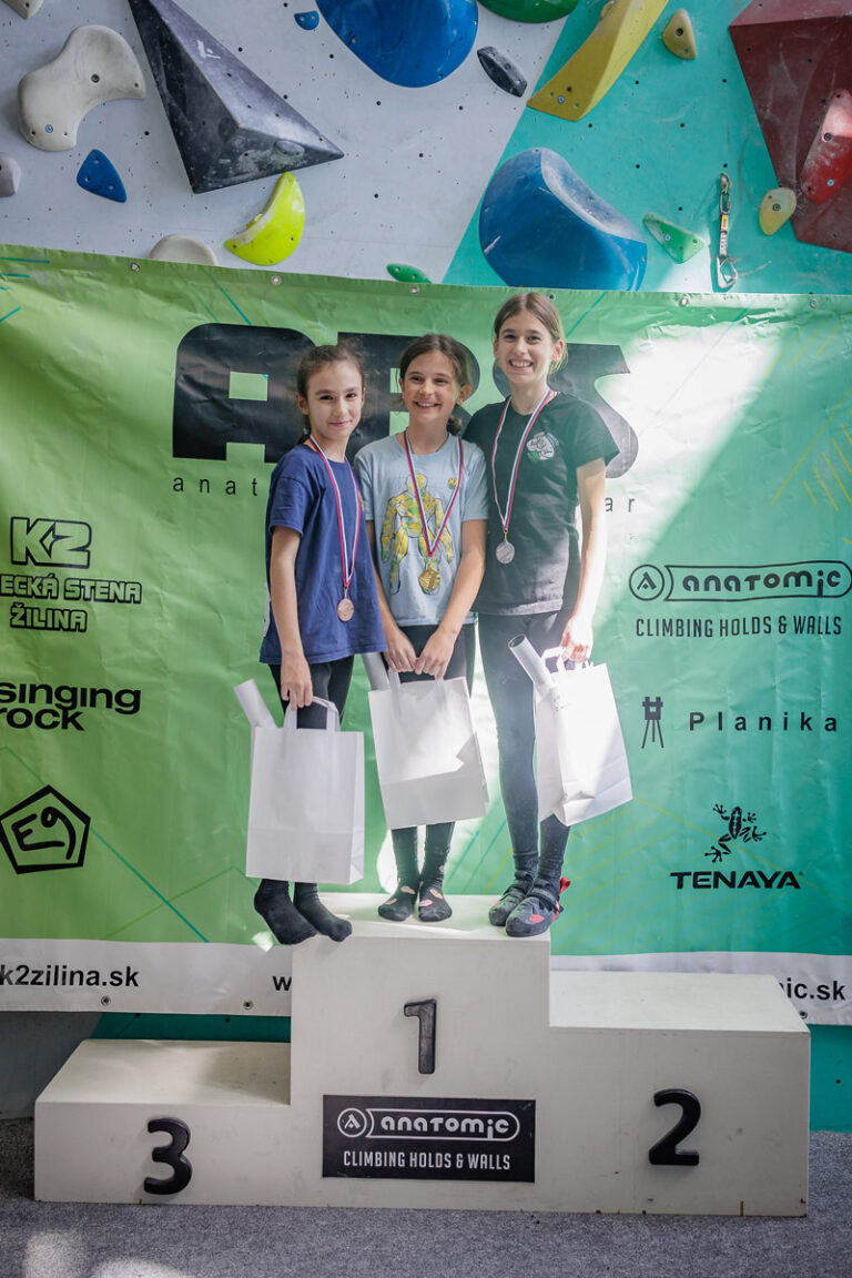 Výsledky kat. U13 - dievčatá, K2 Kid OPEN 2026 v K2 Žilina